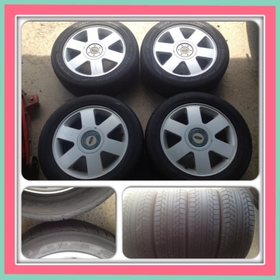 ขายแม็กเดิมขอบ15 Ford 4รู100 + ยาง ราคา 2,900 บาทถูก