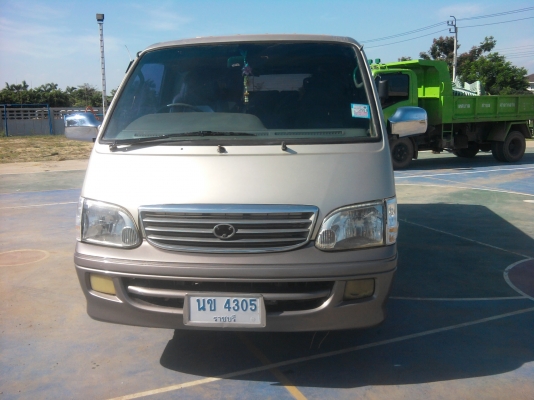 ขายรถตู้ เครื่อง เจ ติดแก๊ส ปี96 แต่งตัวนอก