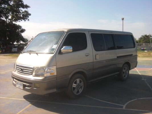 ขายรถตู้ เครื่อง เจ ติดแก๊ส ปี96 แต่งตัวนอก