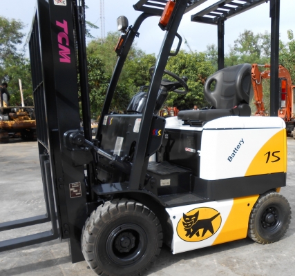 ขายรถยกไฟฟ้า TCM FB15-6 ขนาดน้ำหนักยก 1.5 ตัน เก่านอก