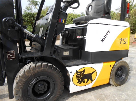 ขายรถยกไฟฟ้า TCM FB15-6 ขนาดน้ำหนักยก 1.5 ตัน เก่านอก