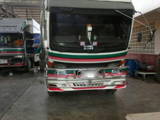 รถมิตซู 10 ล้อ ตู้เย็น 195 แรงม้า  สนใจติดต่อ 081 - 6079515