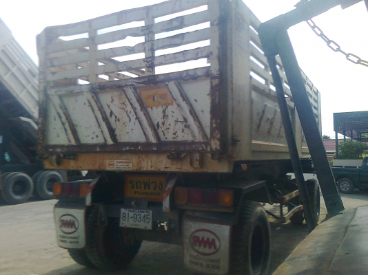 ลูกพ่วง สามมิตร ลอนเฉียง ดัมพ์ ยาว 6 เมตร ปี 50