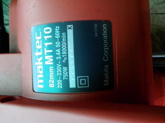 ขายกบไฟฟ้า Maktec มือสองสภาพดีมากๆ ขายกบไฟฟ้า Maktec มือสองสภาพดีมากๆ