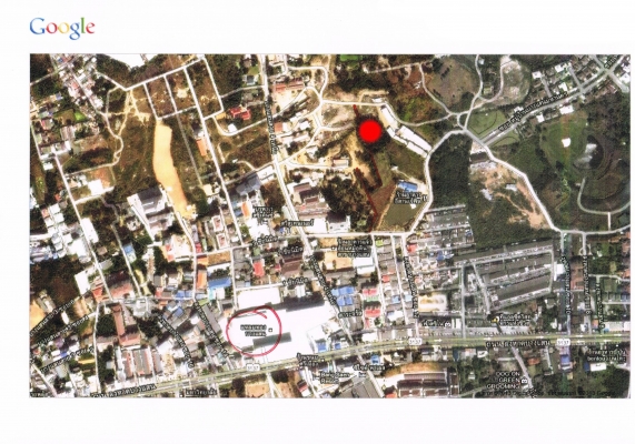 ขายที่ดิน 790 ตารางวา อยู่หลังห้างแหลมทองบางแสน บริเวณหน้า ม.บูรพา