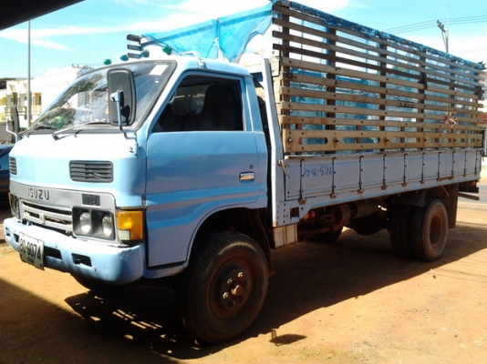 ขาย 6ล้อช่วงยาว ISUZU KS31 รุ่นพิเศษ 5เมตร ปี30/87 เครื่อง4BB1 100HPแห้งๆ แรงดี เกียร์ร็อคเสื้อลาย ช่วงล่างแน่น คัสซีสวยเสริมเหล็กบนแข็งแรง Fหน้า-หลัง สโลว กระบะยาว5.0ม.คอกไม้สวยแข็งแรง ยางสวย6เส้น หัวดีภายในดีคอนโซลครบ พร้อมใช้ พร้อมลุยงาน ราคาต่อรองได้ค