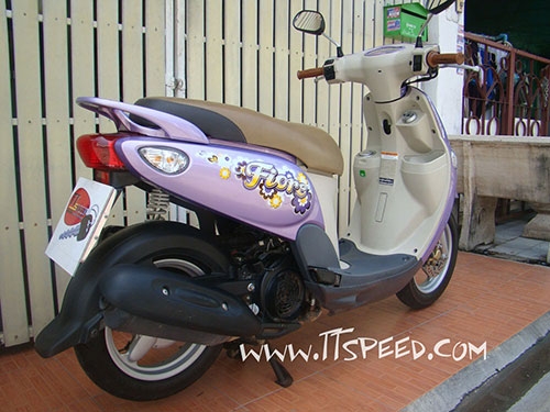 Yamaha Fiore หัวฉีดปี 55 สีม่วงหวาน Yamaha Fiore หัวฉีดปี 55 สีม่วงหวาน