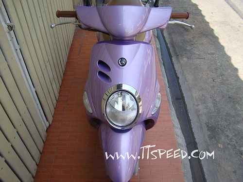 Yamaha Fiore หัวฉีดปี 55 สีม่วงหวาน Yamaha Fiore หัวฉีดปี 55 สีม่วงหวาน