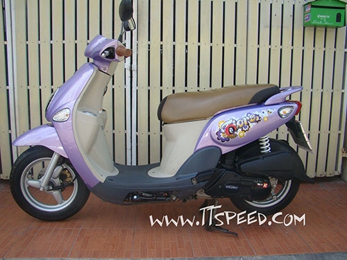 Yamaha Fiore หัวฉีดปี 55 สีม่วงหวาน