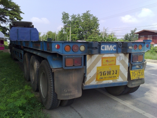 กับมาขายใหม่ขายหางพ่วง 3 เพลาจัดไฟแนนซ์ได้ แท้ยาว 12 เมตรยี้ฮ้อ CIMC ปี 55 ยางดี 12 เส้นทะเบียนเต็ม