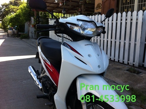 ขายhonda wave สีขาวเเดง ปี2555