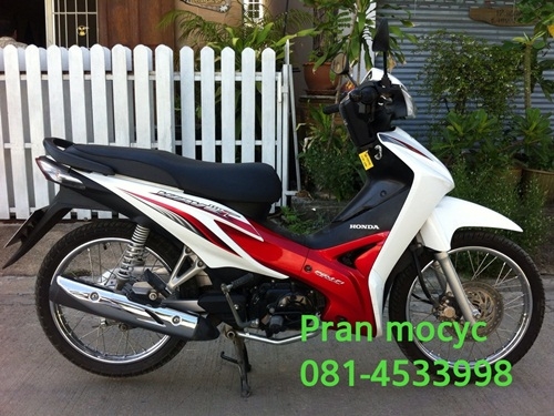 ขายhonda wave สีขาวเเดง ปี2555