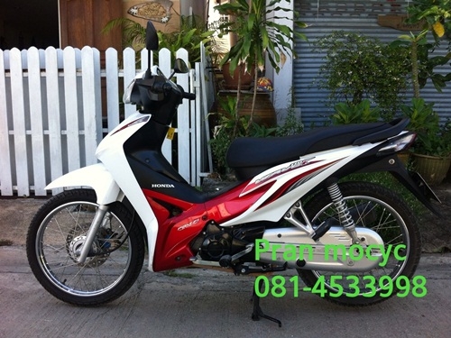 ขายhonda wave สีขาวเเดง ปี2555