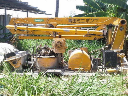 ปั๊มปูน สำหรับติดตั้งบนรถ 6 ล้อใหญ่