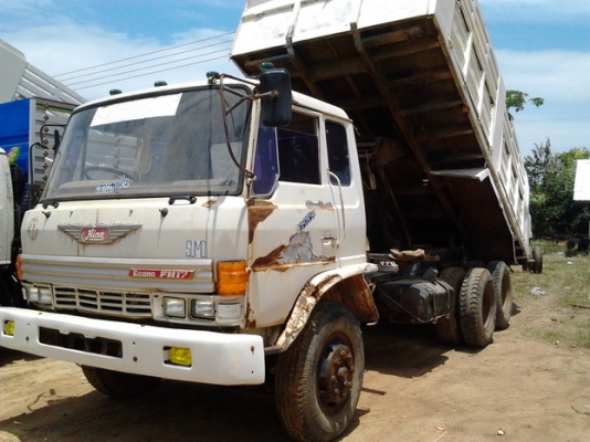 ขายตัด ลงบ่อ วิ่งลาน ทำเทเลอร์ 10ล้อ2เพลาดั๊มสภาพเดิมๆ HINO F-17 FM177 ปี33 เครื่องเดิมEH700 168HP แห้งดีไม่เยิ้ม แรงดีไม่มีหลวม เกียร์เดิม สโลวพร้อม มีD-L ช่วงล่างแน่น คัสซีสวยเดิมไม่เคยทำสี ยางดี10เส้น กระบะดั๊มเหล็กKAC สภาพดี หัวบาง ภายในครบ มีผุนิดๆกั