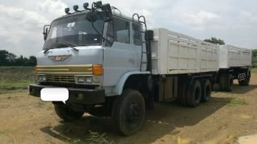 ขายรถ 18 ล้อดัมพ์ HINO FM227 ใส่เครื่อง EP100 260 แรงม้า ลูกพ่วง 2 คานดัมพ์ ราคา 1200000