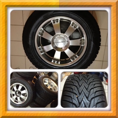 ขายแม็กมือ2Lenso ขอบ 18 6รู139 +ยางปี10 ราคา 18,500 บ ถูกๆๆ