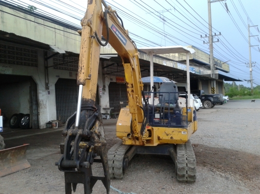 ขายรถขุด komatsu PC20-6 รุ่น6 เก่านอกไม่เคยใช้งานในไทย แถมปากคีบ