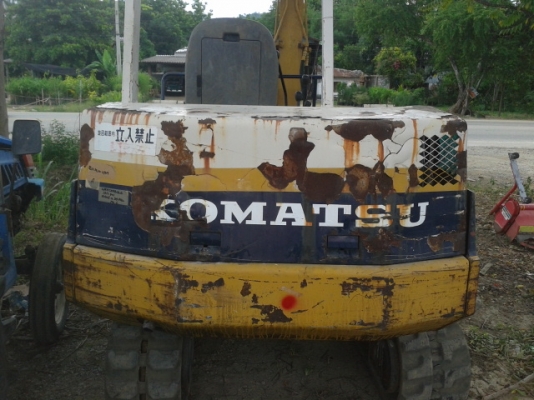 ขายรถขุด komatsu PC20-6 รุ่น6 เก่านอกไม่เคยใช้งานในไทย แถมปากคีบ