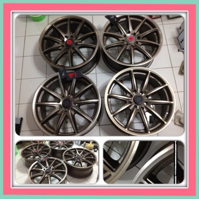 ขายแม็กใหม่ล้อโชว์ Lenso Samulai SC-R1 สีน้ำตาลไหม้ ขอบ16 4 รู100/114 ราคา 9,000 บาทถูก