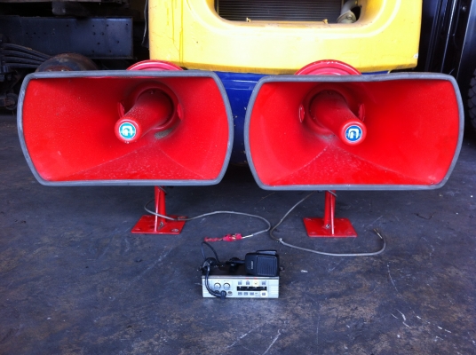 ไมล์พร้อมลำโพงใหญ่ 24 V จากญี่ปุ่น