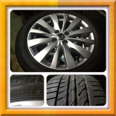 ขายแม็กป้ายแดงขอบ16 ตัว Top Suzuki Swift. 4รู100 + ยางปี13 ราคา 11,900 บ.ถูก