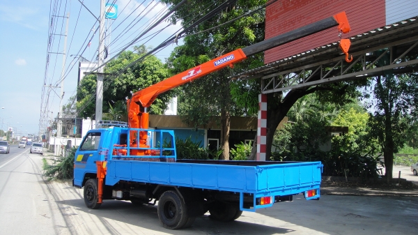 ISUZU NKR เครนTADANO ดาวน์45000ผ่อน10300/48เดือน