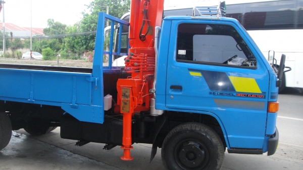 ISUZU NKR เครนTADANO ดาวน์45000ผ่อน10300/48เดือน