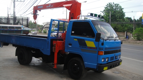 ISUZU NKR เครนTADANO ดาวน์45000ผ่อน10300/48เดือน