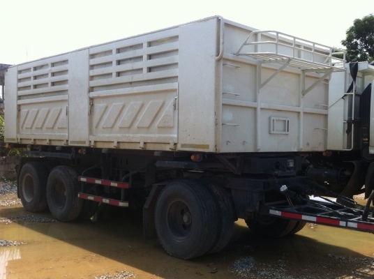 HINO MEGA SERIES 500 - 380 HP EURO3 ปี 54 รถพ่วงแม่+ลูก กระบะดั๊มพ์เหล็กของสามมิตรลอนเฉียงทั้งแม่ทั้งลูกสวยจัด ลูก 3 เพลาดั๊มพ์ความยาว 6.50 เมตร เครื่องดีภายในสวยครบ แอร์ พ.เพาเวอร์ ก.ไฟฟ้า เบรคทริ๊ปฟี้ครบครัน ช่วงล่างยางสภาพดี 80\% พร้อมใช้งาน เอกสารทะเบี HINO MEGA SERIES 500 - 380 HP EURO3 ปี 54 รถพ่วงแม่+ลูก กระบะดั๊มพ์เหล็กของสามมิตรลอนเฉียงทั้งแม่ทั้งลูกสวยจัด ลูก 3 เพลาดั๊มพ์ความยาว 6.50 เมตร เครื่องดีภายในสวยครบ แอร์ พ.เพาเวอร์ ก.ไฟฟ้า เบรคทริ๊ปฟี้ครบครัน ช่วงล่างยางสภาพดี 80\% พร้อมใช้งาน เอกสารทะเบี