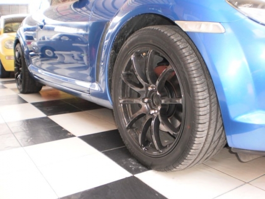 MAZDA RX-8 สีน้ำเงินเดิมสะดุดตา รถสวยมาก