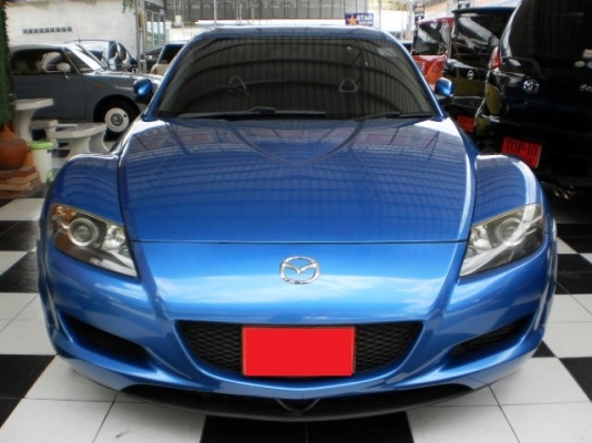 MAZDA RX-8 สีน้ำเงินเดิมสะดุดตา รถสวยมาก