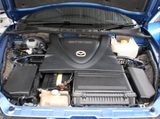 MAZDA RX-8 สีน้ำเงินเดิมสะดุดตา รถสวยมาก