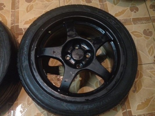 ขายแม็กซ์มือ2 ขอบ 16 4รู100+ยาง ราคา 3400 บาท ถูกๆๆ 1 คู่