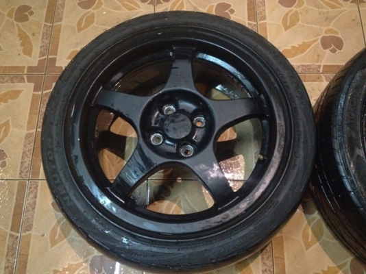 ขายแม็กซ์มือ2 ขอบ 16 4รู100+ยาง ราคา 3400 บาท ถูกๆๆ 1 คู่