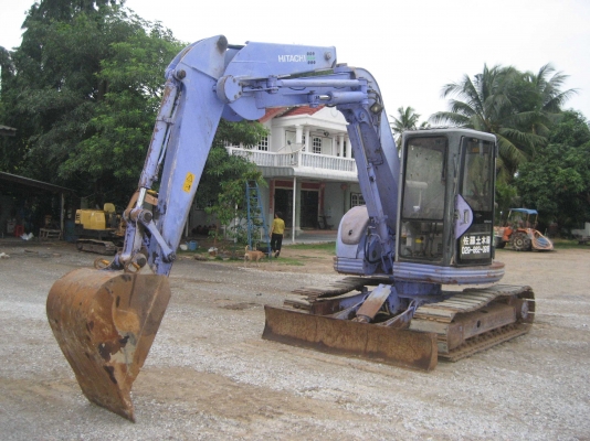 รถขุดHITACHI75UR-3เก่านอกแท้สภาพดี 085-4288184ชัด