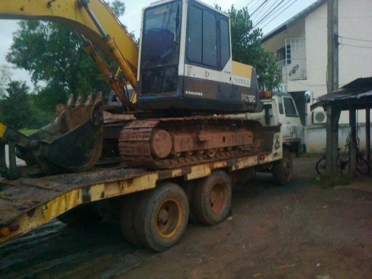 KOMATSU PC 120-5 ขายคู่กับรถหางปลาสิบล้อ 2 เพลา ISUZU JCM 165 แรง 6BD1 เอกสารทะเบียนครบทั้งสองครับ พร้อมใช้งานได้เลยทั้งคู่ ราคาต่อรองได้ครับ