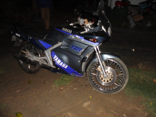 ขอบคุณ พ.เสือ เจ้าของขายเอง YAMAHA-TZR-150 CC. สีเทา-น้ำเงินแท้ เอกสาร+พรบ.+พร้อมโอน สนใจ 081-005-8785