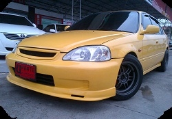 Honda Civic โฉมท้ายข้าวโพด สีเหลืองมุก สวยเวิ่นเว่อ Honda Civic โฉมท้ายข้าวโพด สีเหลืองมุก สวยเวิ่นเว่อ