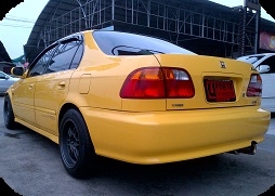 Honda Civic โฉมท้ายข้าวโพด สีเหลืองมุก สวยเวิ่นเว่อ Honda Civic โฉมท้ายข้าวโพด สีเหลืองมุก สวยเวิ่นเว่อ