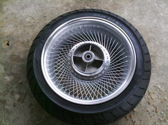 รับทำ ล้อโต STEED ล้อแม็กซี่ลวด 17x7 นิ้ว 104 ซี่ รับทำ ล้อโต STEED ล้อแม็กซี่ลวด 17x7 นิ้ว 104 ซี่