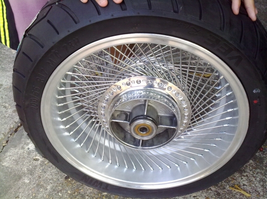 รับทำ ล้อโต STEED ล้อแม็กซี่ลวด 17x7 นิ้ว 104 ซี่ รับทำ ล้อโต STEED ล้อแม็กซี่ลวด 17x7 นิ้ว 104 ซี่