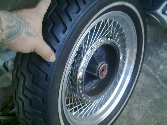 รับทำ ล้อโต STEED ล้อแม็กซี่ลวด 17x7 นิ้ว 104 ซี่ รับทำ ล้อโต STEED ล้อแม็กซี่ลวด 17x7 นิ้ว 104 ซี่