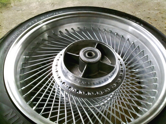 รับทำ ล้อโต STEED ล้อแม็กซี่ลวด 17x7 นิ้ว 104 ซี่ รับทำ ล้อโต STEED ล้อแม็กซี่ลวด 17x7 นิ้ว 104 ซี่