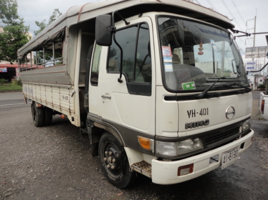 6 ล้อ HINO เครื่อง 210 แรง กะบะยาว 5.50 เมตร พร้อมใช้ทันที