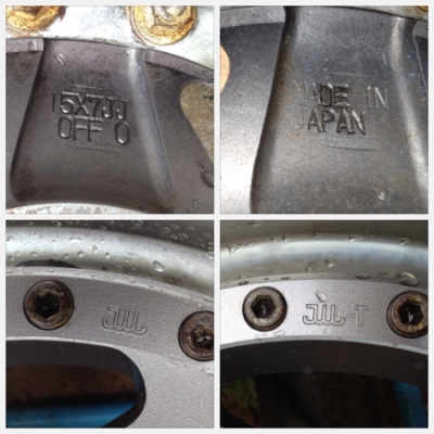 ขายล้อ 3 ชิ้นแท้ JAPAN ขอบ 15x7 ใส่ 6รูกระบะ หมุดจม สภาพเดิมหมด สวยๆ ครับ ขายล้อ 3 ชิ้นแท้ JAPAN ขอบ 15x7 ใส่ 6รูกระบะ หมุดจม สภาพเดิมหมด สวยๆ ครับ