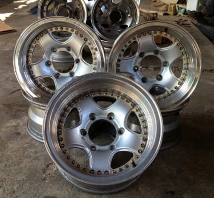 >>>ขายล้อ JAOS JAPAN 2 ชิ้นแท้ขอบ15x8 ออฟ-14 ใส่ 6/139.7 หมุดทอง สวยมากก มี 5 วงครับ<<< >>>ขายล้อ JAOS JAPAN 2 ชิ้นแท้ขอบ15x8 ออฟ-14 ใส่ 6/139.7 หมุดทอง สวยมากก มี 5 วงครับ<<<