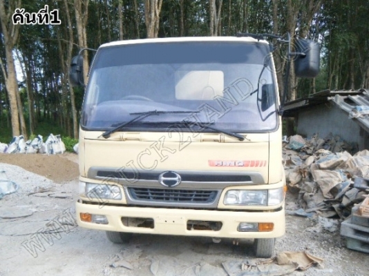 รถบรรทุก 6 ล้อ โม่ปูน ยี่ห้อ HINO โม่ปูน 2.5 คิว (ขายรวม 2 คัน)
