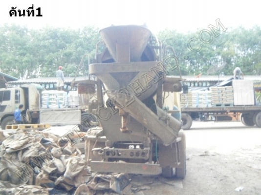 รถบรรทุก 6 ล้อ โม่ปูน ยี่ห้อ HINO โม่ปูน 2.5 คิว (ขายรวม 2 คัน)