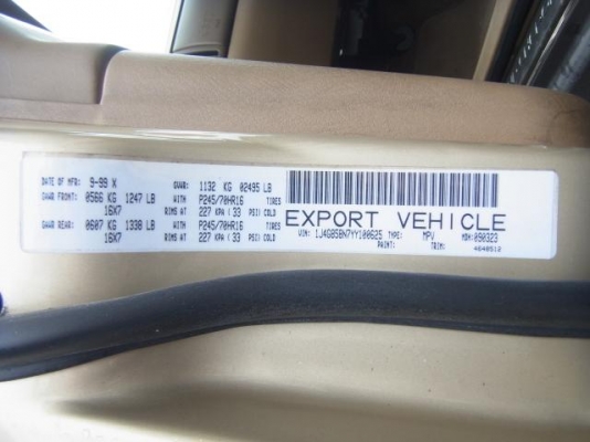 ขายหัวตัดและอะไหล่ JEEP GRAND CHEROKEE 4700CC !!!!เกียร์ออโต พาร์ทแท้นำเข้าจากญี่ปุ่น!!!!ขอบคุณมากครับพี่ไพบูลย์ กทม.. ขายหัวตัดและอะไหล่ JEEP GRAND CHEROKEE 4700CC !!!!เกียร์ออโต พาร์ทแท้นำเข้าจากญี่ปุ่น!!!!ขอบคุณมากครับพี่ไพบูลย์ กทม..